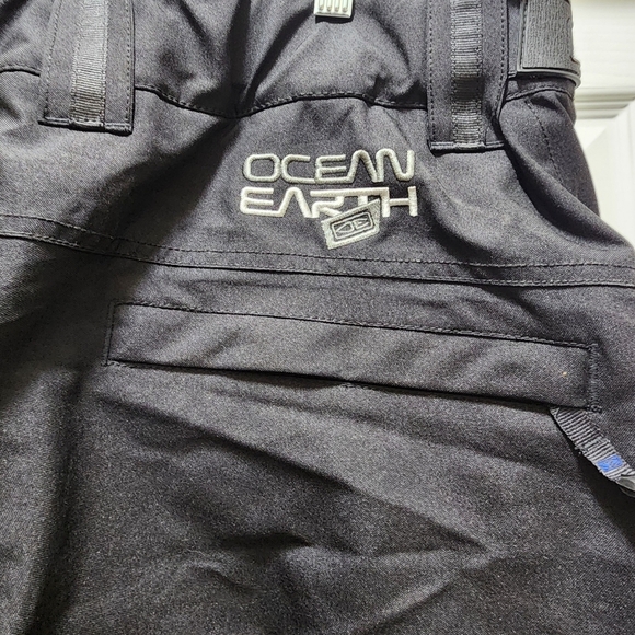 OCEAN & EARTH OE Pro Men's XL Snow Pants Black Waterproof Insulated Ski - Picture 2 of 16